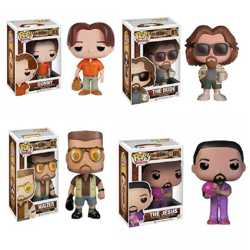 FUNKO movie BIG LEBOWSKI THE DUDE 81# THE JESUS 85# figure toy for fans collection Vinyl dolls gift