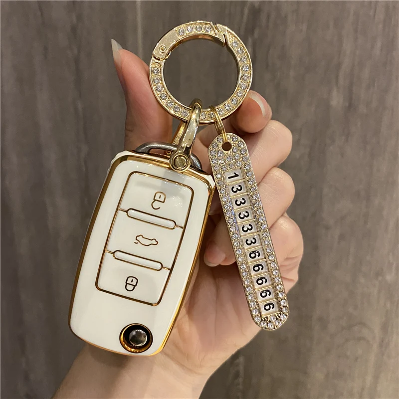 Cover Chiave/telecomando per Volkswagen VW Passat B5 B6 B7 Golf 4 5 6 Bora Polo Tiguan Jetta MK6 Lavida per Skoda Octavia 12 Cover Chiave/telecomando per Volkswagen VW Passat B5 B6 B7 Golf 4 5 6 Bora Polo Tiguan Jetta MK6 Lavida per Skoda Octavia - S6fdbc8d71097430aa921482f378aa6450