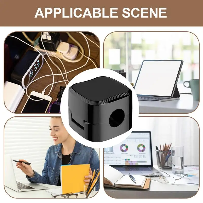 Magnetic Cable Clip Cord Holder Adhesive Wire Holder Keeper Organizer For Home Workplace Under Desk Cable Cord Management