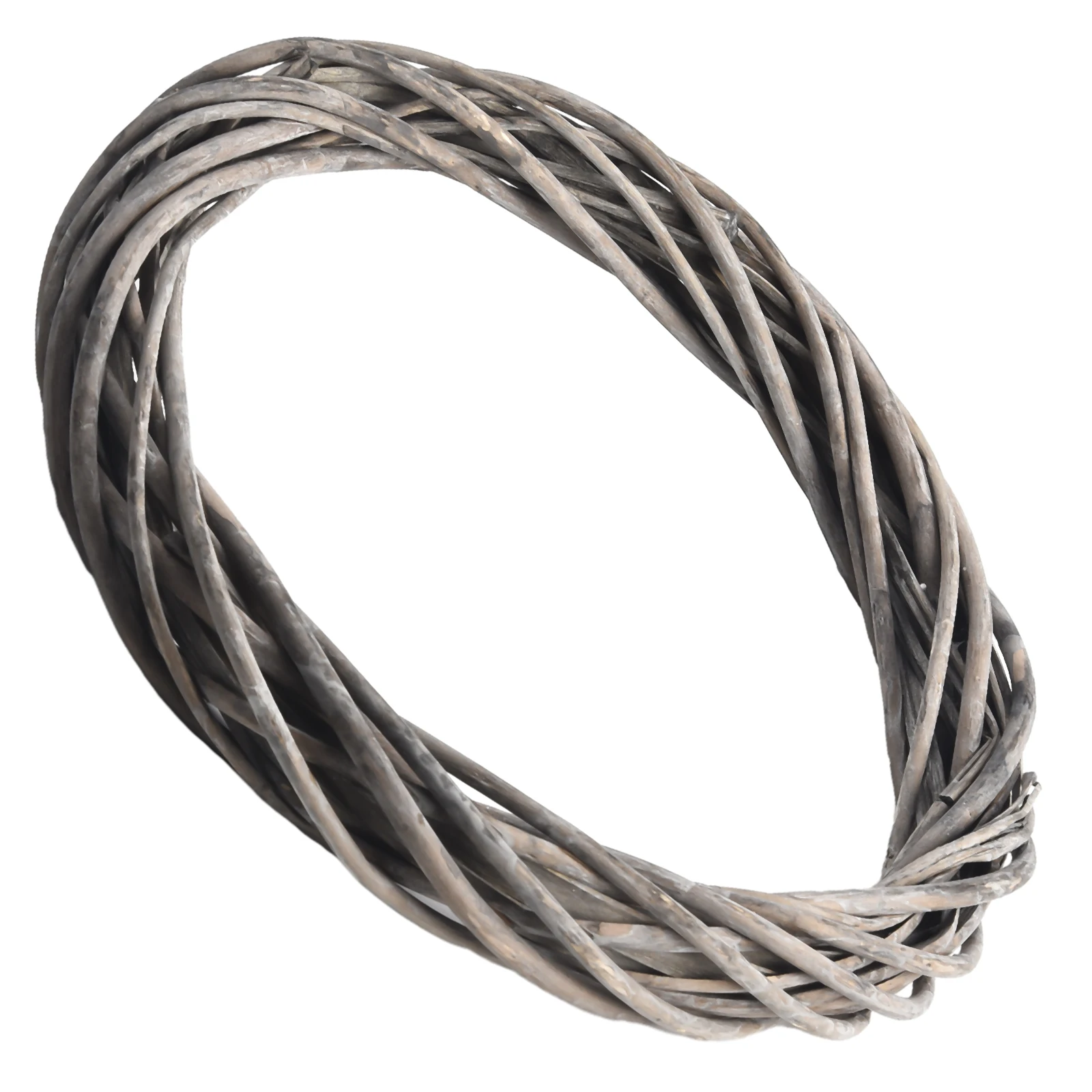 20 cm/25 cm/30 cm Weihnachten Rattan Ring Kranz Wicker Rebe Girlande Hängen Hochzeit Grau Kranz Kindergarten Fotografie Dekoration – Detail 12