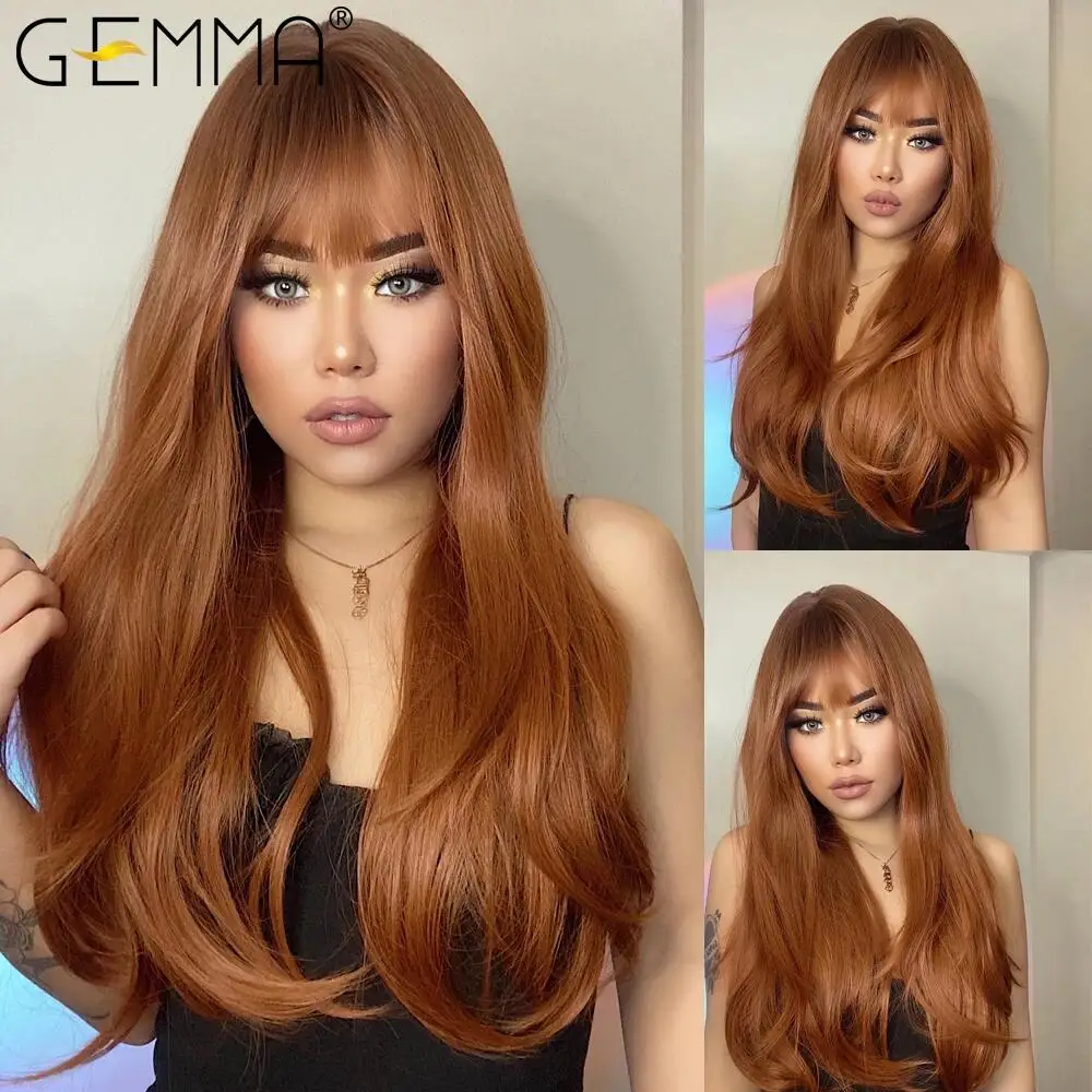Long Straight Synthetic Wigs 6