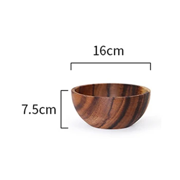 Acacia Wood Serving Bowls 11