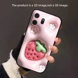 Stylish Eye - Catching Painted Silicone Shockproof Bumper Case with Full Camera Protection for NxtPaper 70 Pro (FU01CMK)