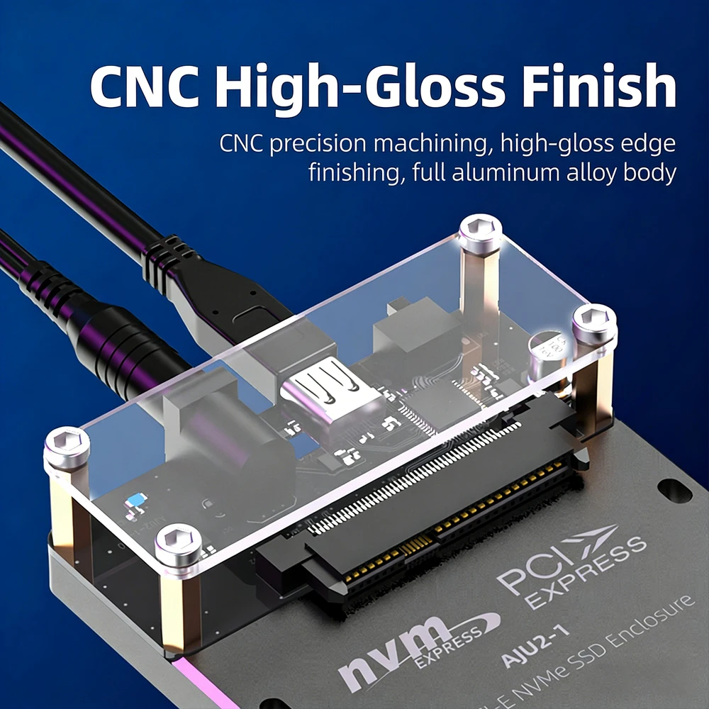 MAIWO U.2 SSD 케이스 2.5인치 U.2 PCI-E NVME SSD 인클로저 10Gbps USB 3.2 Gen2 Type-C U.2 하드 드라이브 어댑터 박스 툴리스 PC용
