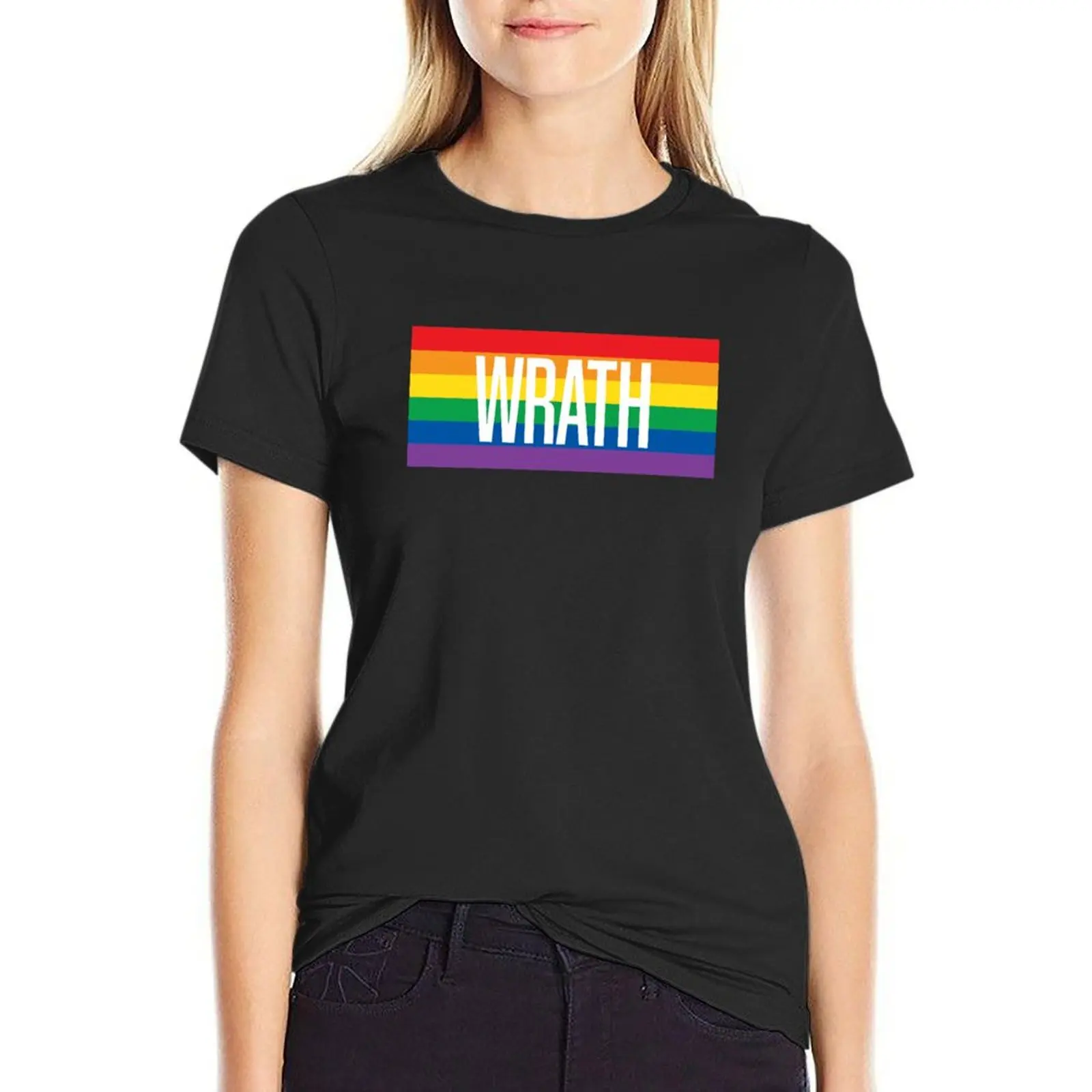 

Wrath T-Shirt kawaii clothes funny designer clothes Women luxury