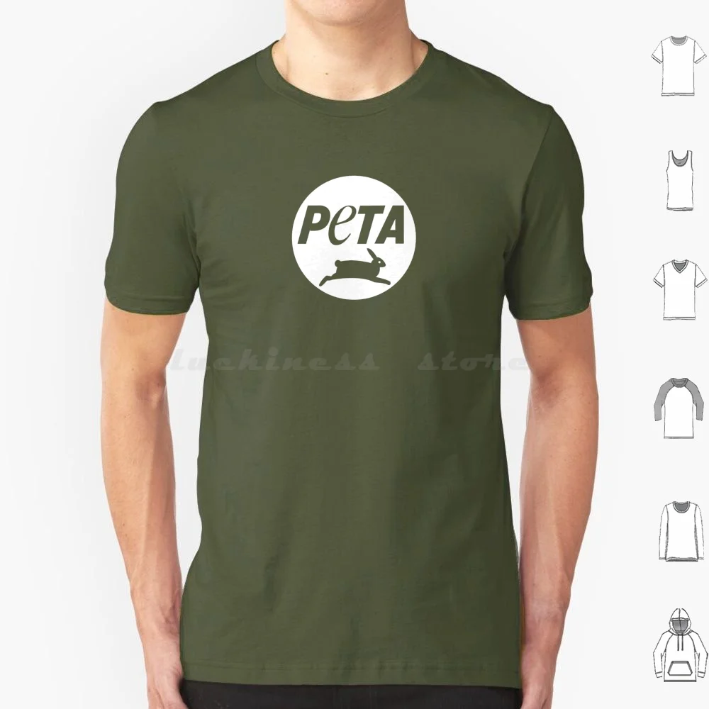 

Футболка Peta большого размера, 100% хлопок