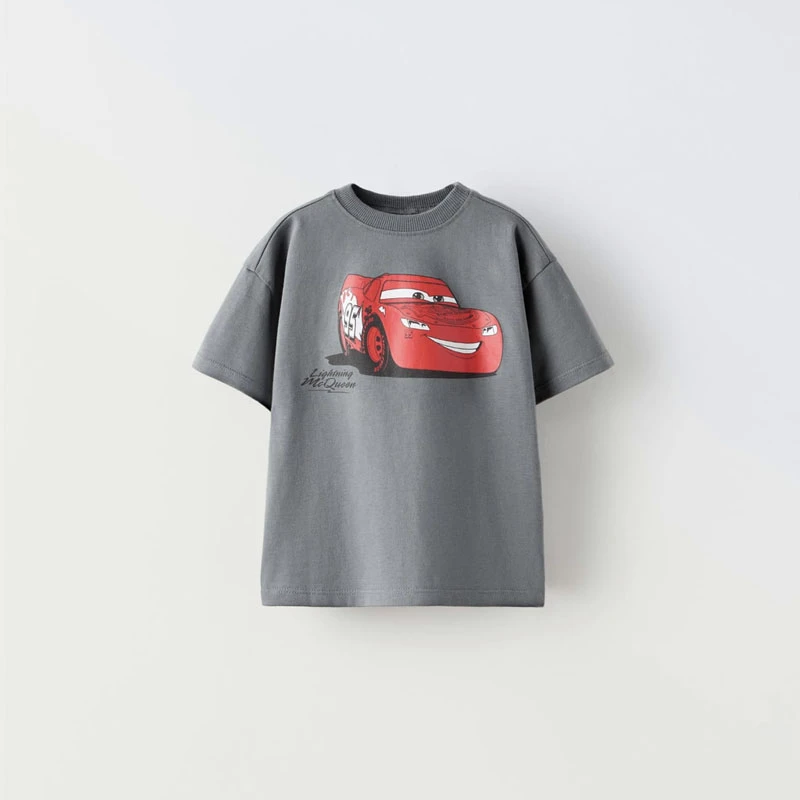 0-6Years Old Child Fashion T-shirt Summer New Style Costume Kids Round Neck Tees Kids Simple Cute Thin Loose Short Sleeve Tops 5