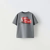 0-6Years Old Child Fashion T-shirt Summer New Style Costume Kids Round Neck Tees Kids Simple Cute Thin Loose Short Sleeve Tops 5