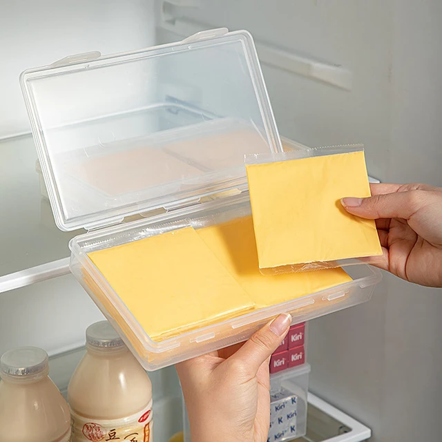 Container Storing Cheese Slices Refrigerators  Kitchen Organizer Storage  Container - Bottles,jars & Boxes - Aliexpress