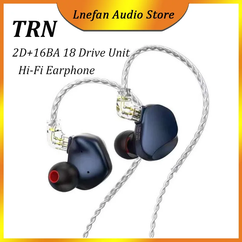 

TRN VX Pro 8BA+1DD Hybrid Drive Metal In Ear Earphone IEM DJ Monitor Headphones Running Sport Earplug HIFI Headset Headplug