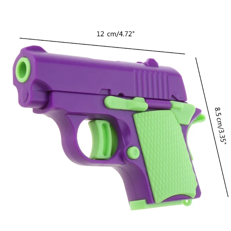 Fidgets Guns Toy Mini 3D Print Carrot Guns Stress Toy Playful Entertainment Toy for Adult Kids HandTherapy 6