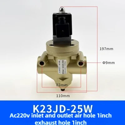Normalerweise geschlossenes Magnetventil K23JD-15W K25JD-20W 8W 25W 2/3-Wege-Absperrventil für hydraulische Ausrüstung der industriellen Automatisierung – Detail 11