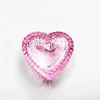 1pcs Pink Crystal Glass Dappen Dish Acrylic Powder Liquid Holder Container Heart Shape Nail Lid Cup Bowl Manicure Accessories 2