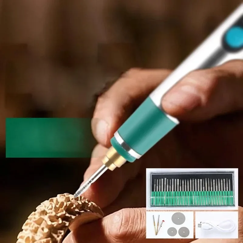 Electric DIY Engraving Pen Portable Artisan Handmade Pen Etching Craft Tools Machine Glass Metal Wood