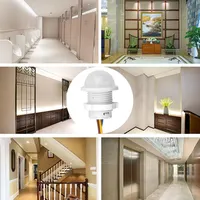 Mini PIR Motion Sensor Light Switch AC 110V- 240V Human Body Pir Infrared Detector Auto On Off Smart Switch Sensor Night Lamp - Image 3