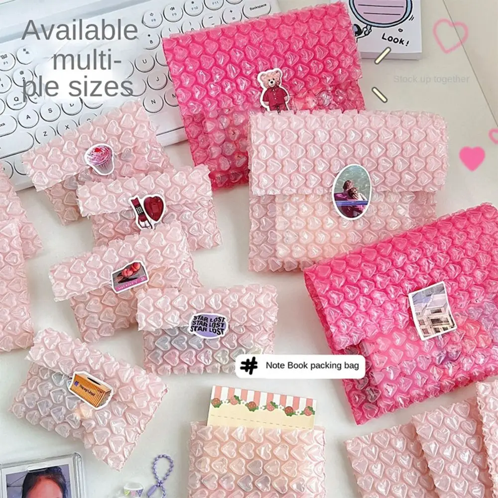 Pink PE Self Seal Bubble Bags for Gift Packaging