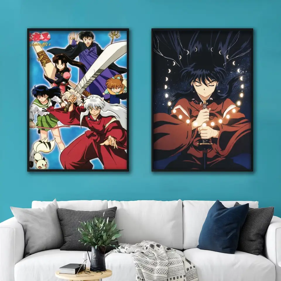  Anime Poster Inuyasha Kanketsu-hen Canvas Poster