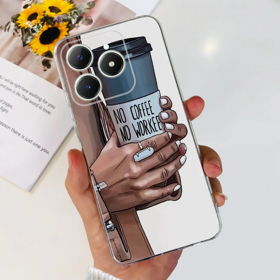 Cute Love Heart Soft Clear Silicone Protective Phone Case