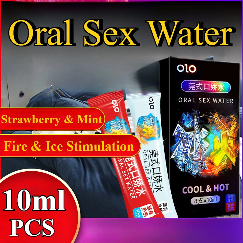 Essbarer Oralsex, Wasser, Blowjob, Gleitflüssigkeit, heißes und kühles Gefühl, doppelter Stimulus, Gleitmittel, Flirt, aufregendes Sexspielzeug, Sexshop für Erwachsene