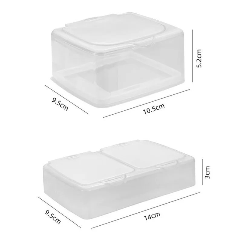 4PCS China Storage Containers Dish Box Stackable Dinnerware Plate Organizer  Bins