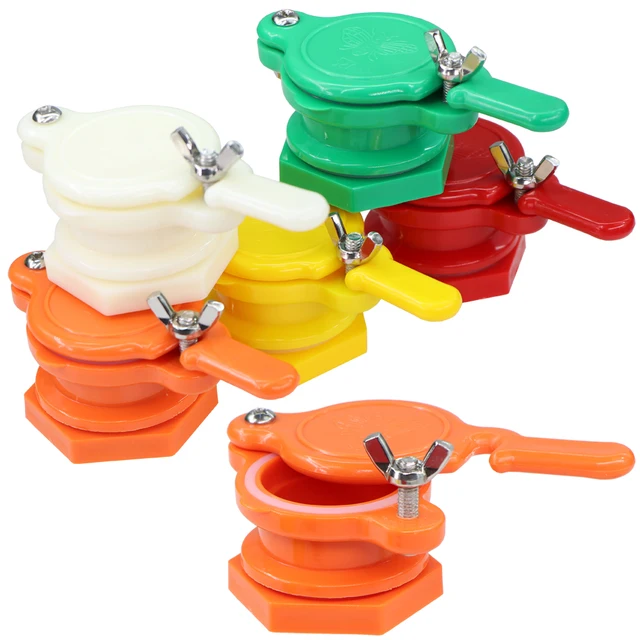 Tartós Mézkapu -Kivonó Méhészkészlet Méh Mézes Vödör Szelep Csap Palackozó Szerszámok Kapcsoló Tartály Méhész Kiegészítő