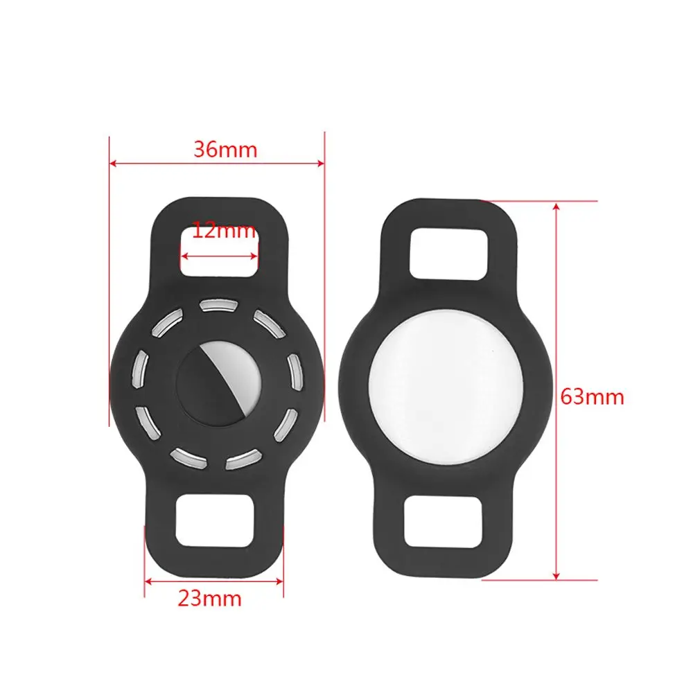 Hollow Airtag Protective Case Air Tag Holder Silicone Pets Anti Lost Locator Tracker Strap Cover For Apple Airtags Accessories