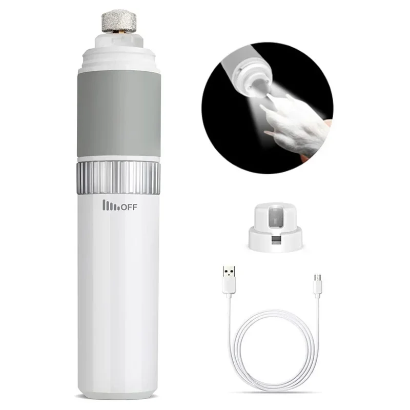 Electric Dog Nail Clippers for Dog Cat Nail Grinders USB Rechargeable Pet Cat Paws Quiet Grooming Trimmer Pet Tools