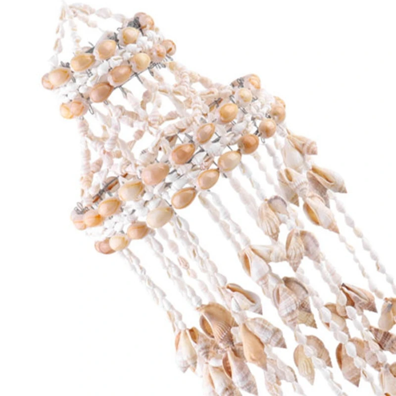 Conch Sea Shell Wind Chime Hanging Ornament Wall Decoration Creative Hanging Pendant Stylish Hanging Ornament Hanging 3