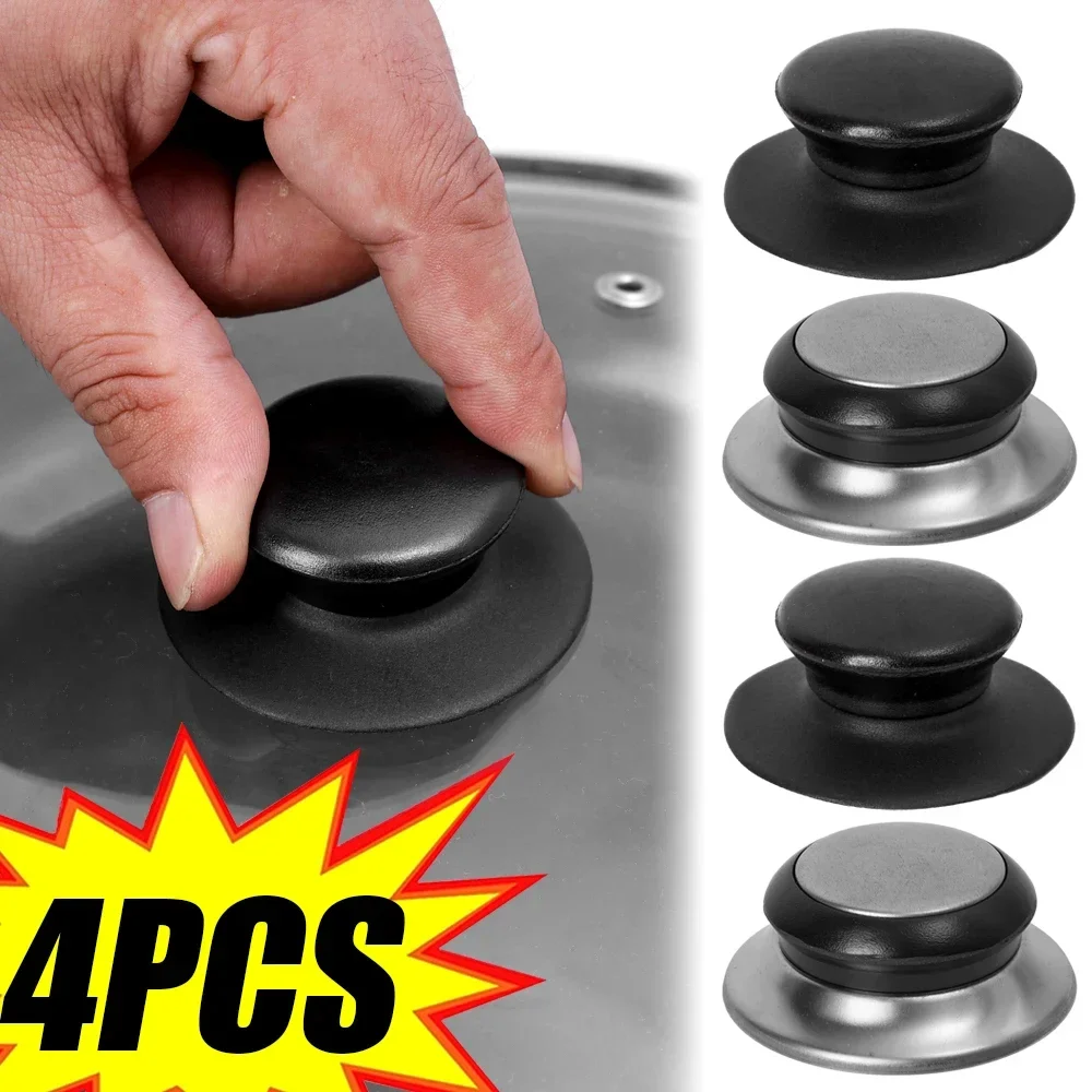 Pot Pan Lid Handle Kitchen Cookware Handgrip Parts Universal Replacement Pan Lid Tops Holding Knob Kitchen Accessories 1/2/4PCS