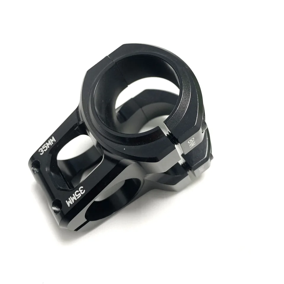 Potence De Vélo Réglable En Alliage Aluminium 6061 - Pour VTT, Diamètre 31,8 Mm / 28,6 Mm (noir)