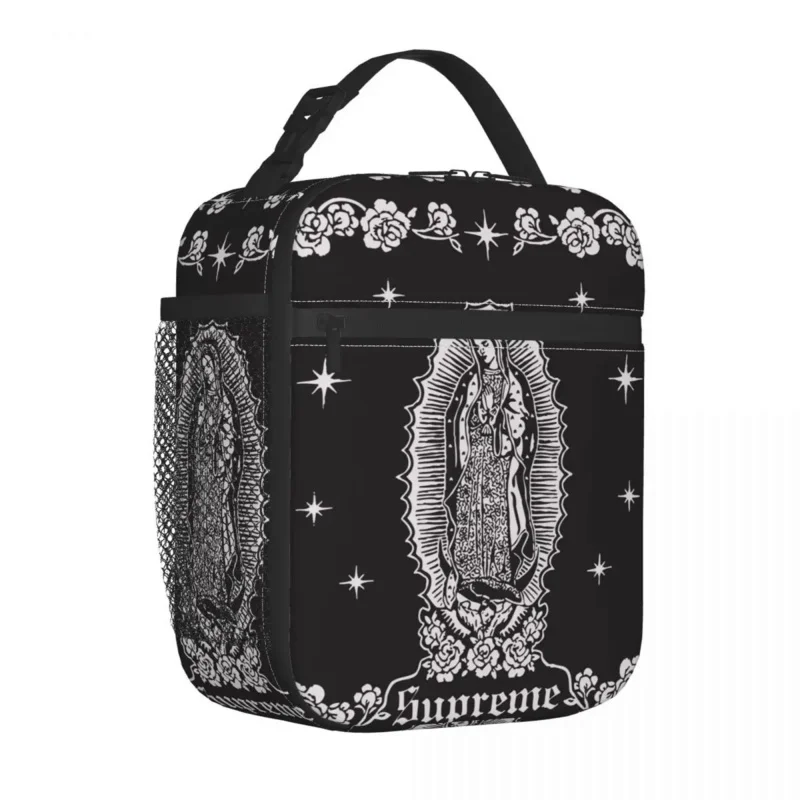 

Christian Virgin Mary Insulated Lunch Bag Cooler Bag Meal Container Saviour High Capacity Lunch Box Tote Girl Boy College