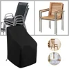 3 Sizes Dustproof Chair Organizer Stacked Chair Dust Cover Storage Bag Outdoor Garden Patio Furniture Protector Waterproof 3