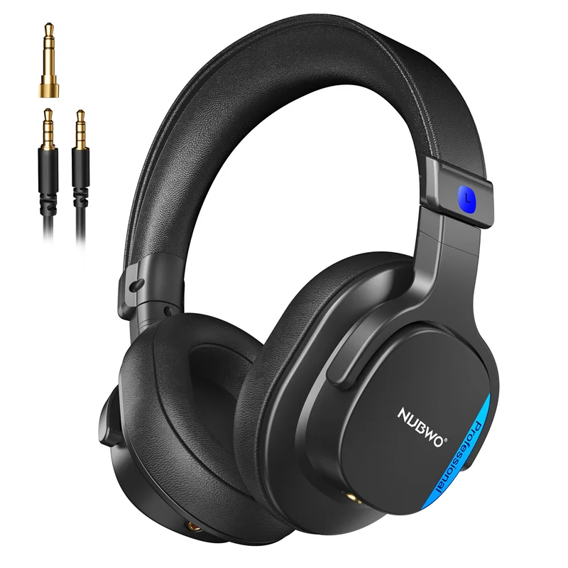 Cuffie professionali NUBWO HD01 per monitoraggio da studio, auricolari chiusi over-ear per mixaggio audio, registrazione e ascolto critico
