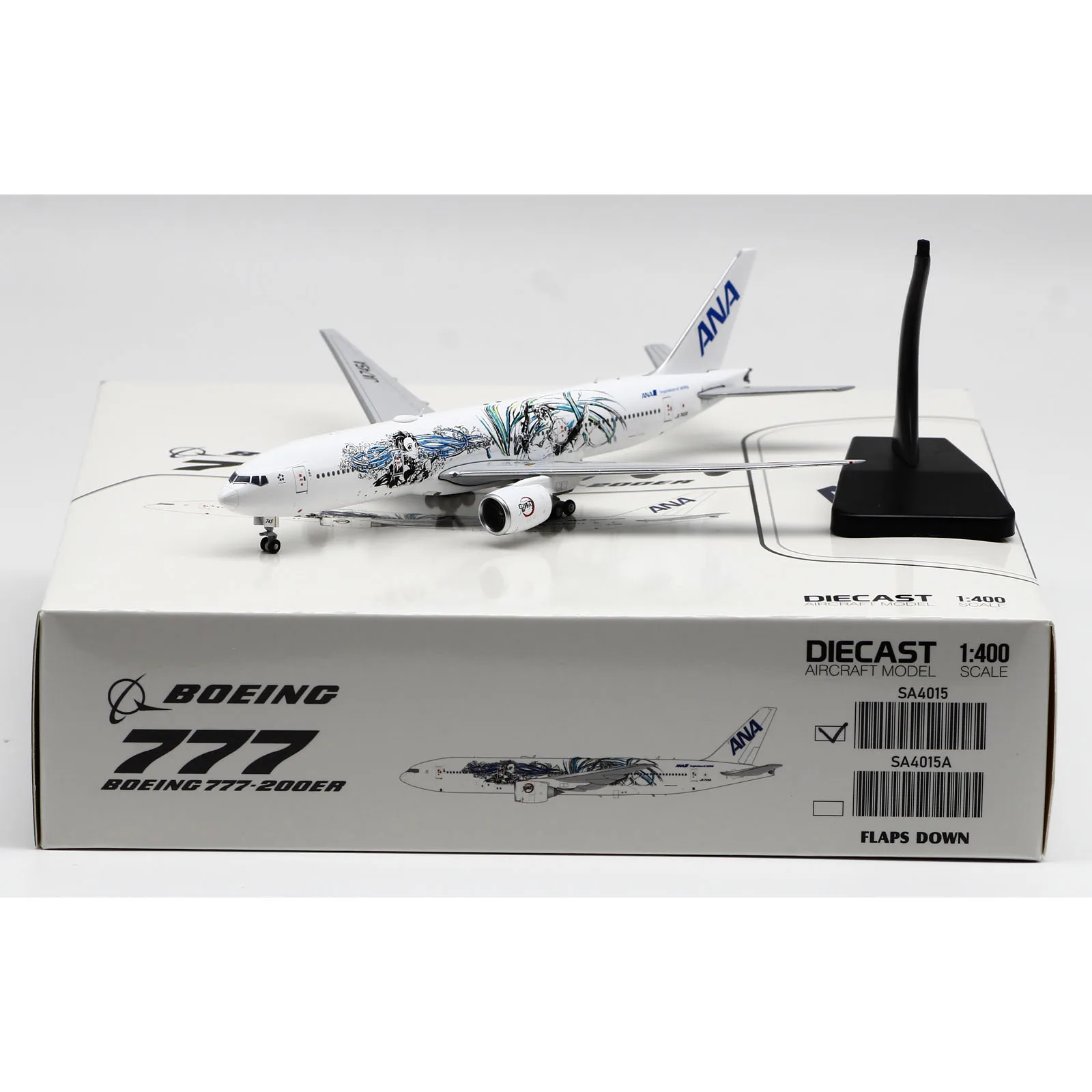 

SA4015 Alloy Collectible Plane Gift JC Wings 1:400 ANA All Nippon Airways Boeing B777-200(ER) Diecast Aircraft Jet Model JA745A