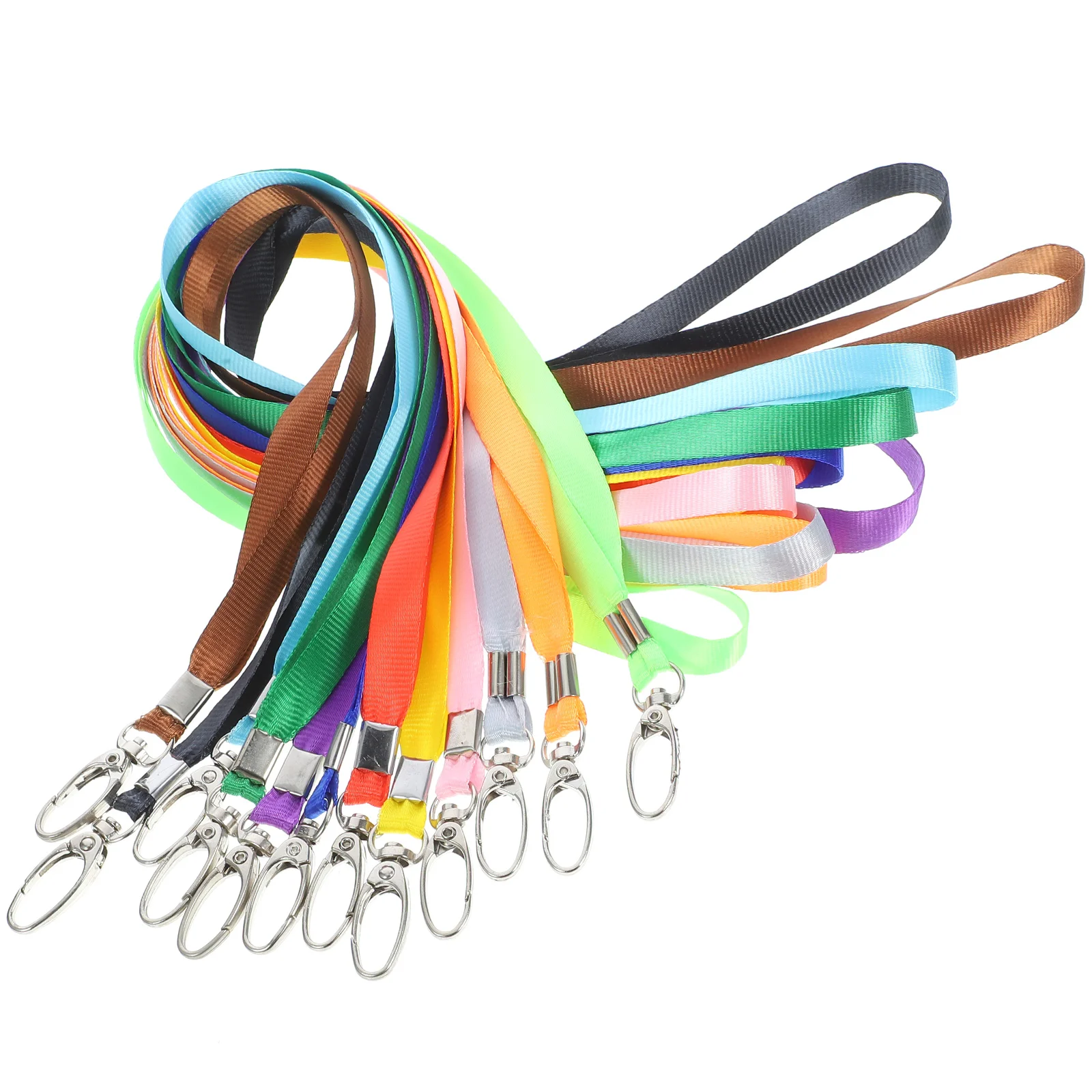 

12Pcs ID Badge Lanyard Badge Neck Lanyard Multi-use Hanging Lanyard ID Badge Neck Lanyard Heavy Duty