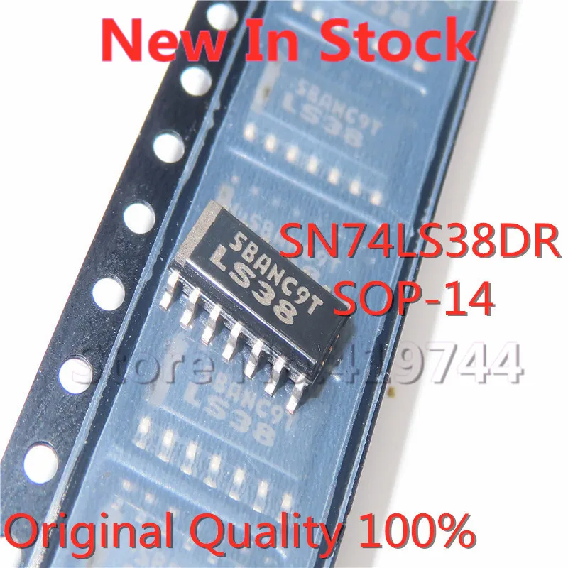 

10 шт./партия, интегральная схема SN74LS38DR 74LS38 LS38 SOP-14 SMD