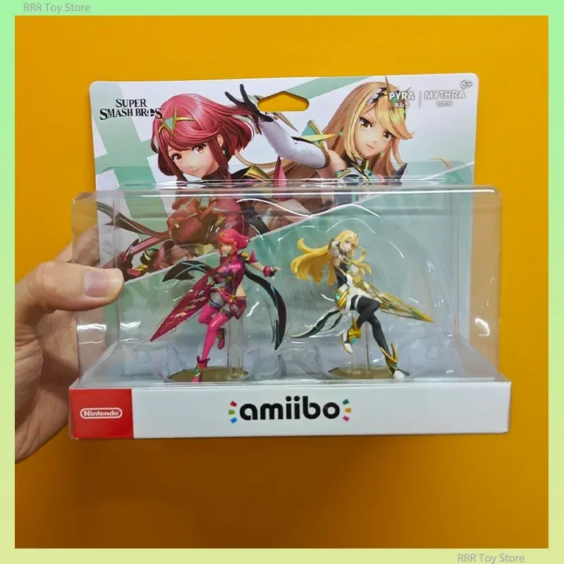 

Original Xenoblade Chronicles Amiibo Super Sma Series Shulk Pyra Mythra Homura Hikari Figure Super Smash Bros Switch NFC Gifts