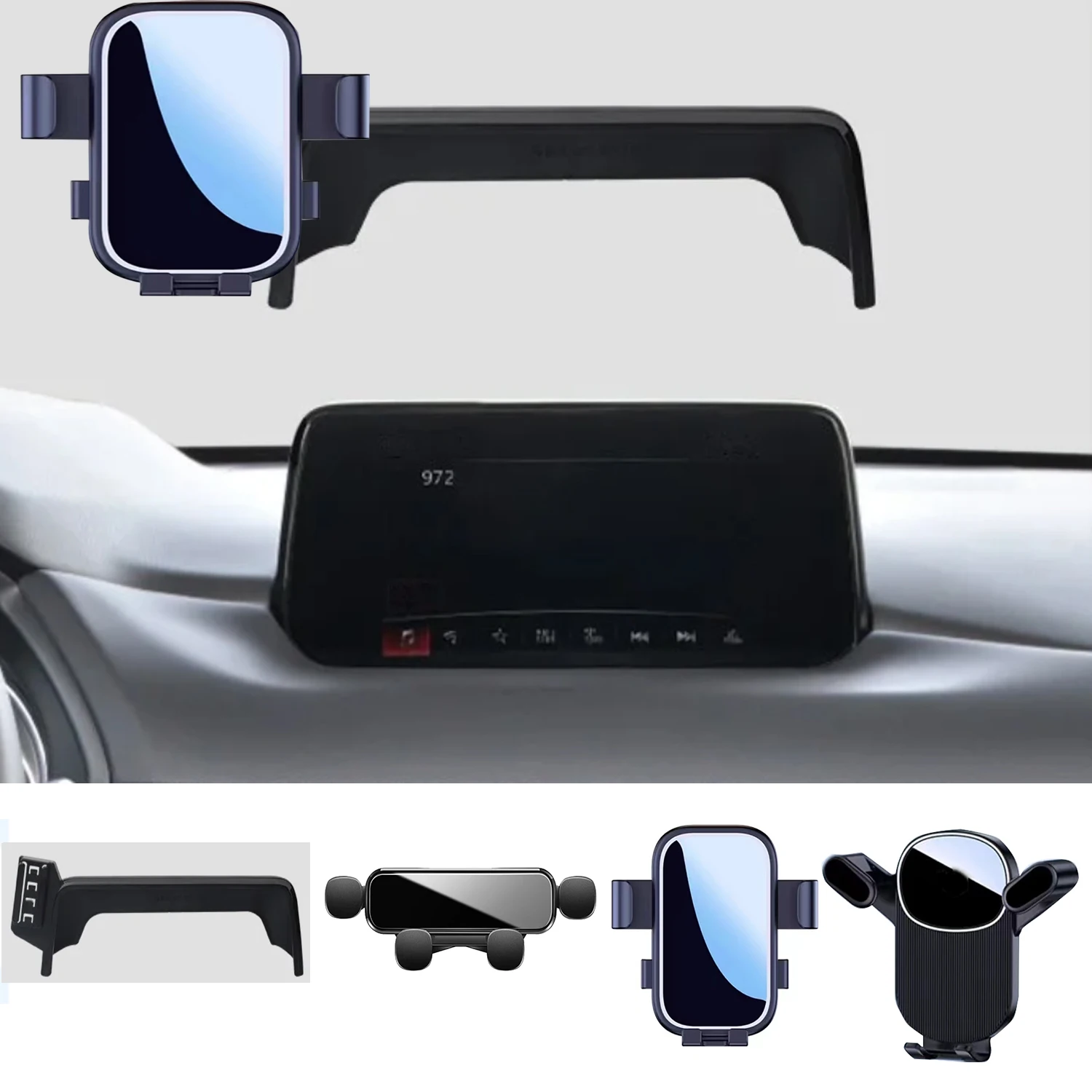 For-Mazda CX5 CX- 5 Car Phone Holder GPS Stand Stand Rotatable Support Special Fixed Bracket Base AccessorieS