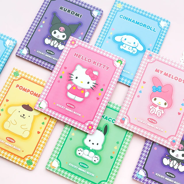 Kawaii Sticky Memo Sanrio Notepad - Kuru Store