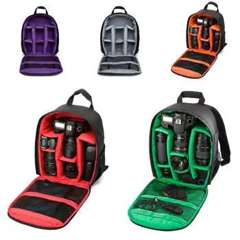 Zaino per fotocamera Borsa per DSLR digitale per video Borsa per fotocamera esterna impermeabile multifunzionale Custodia per obiettivo per Nikon/per Canon