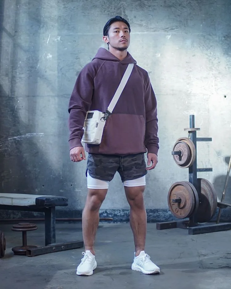Mens Quick-Dry 2-in-1 Summer Shorts - Casual Fitness Jogging Bottoms