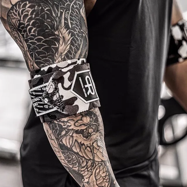 Fasce Per Gomiti DMoose Per Sollevamento Pesi - Regolabili | 101,6 Cm | Supporto Per Allenamento - Foto 9