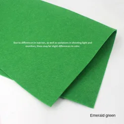 Colorful Nonwoven Fabric Felt Squares (2mm, 50x50cm) for DIY Crafts and Handmade Projects, 18 Vibrant Colors (50X50cm Green)
