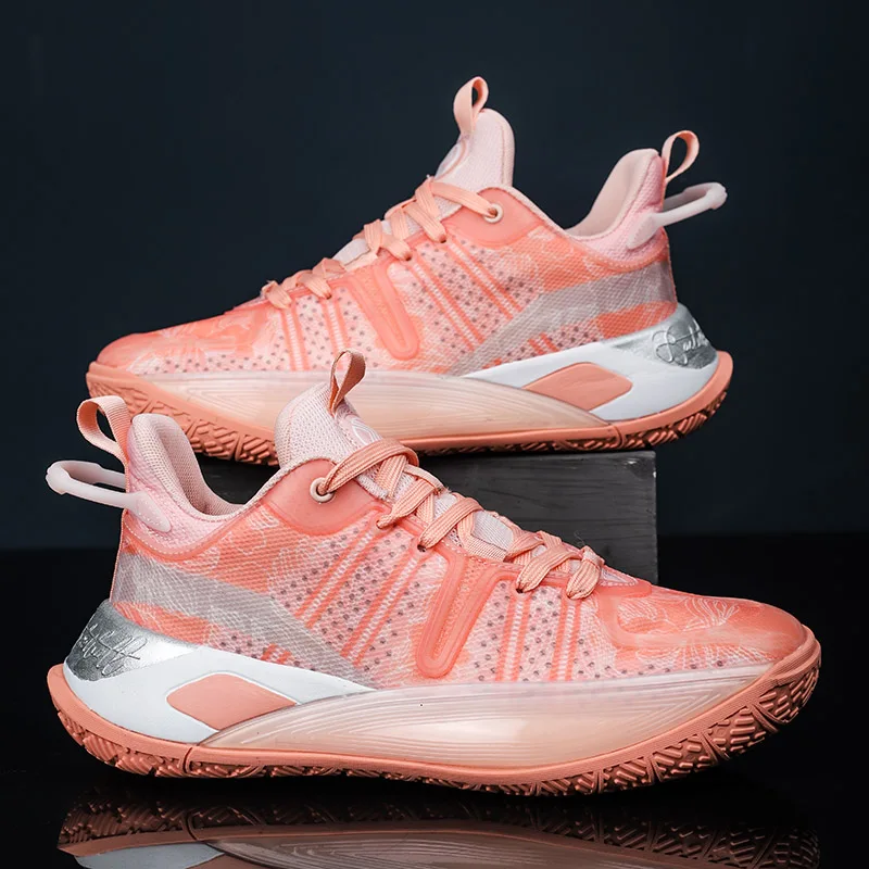 

High Top Brand Design Basketball Shoes Men Kids Reflective Basket Boots Summer Mesh Sneakers Women Outdoor Training Sports Shoes