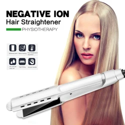 Hair Straightener Four-gear temperature adjustment Ceramic Tourmaline Ionic Flat Iron Curling iron Hair curler For Women hair
