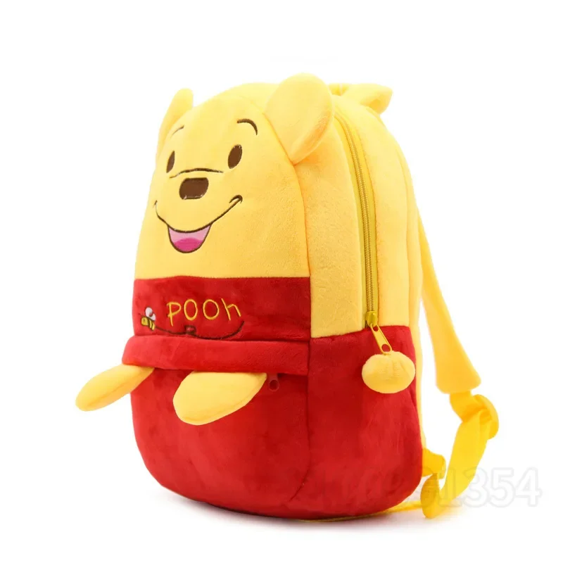 Disney Winnie The Pooh Children's Plush Backpack Luxury Brand Fashion Children's Plush Doll Bag Cartoon Cute Children's Backpack 3