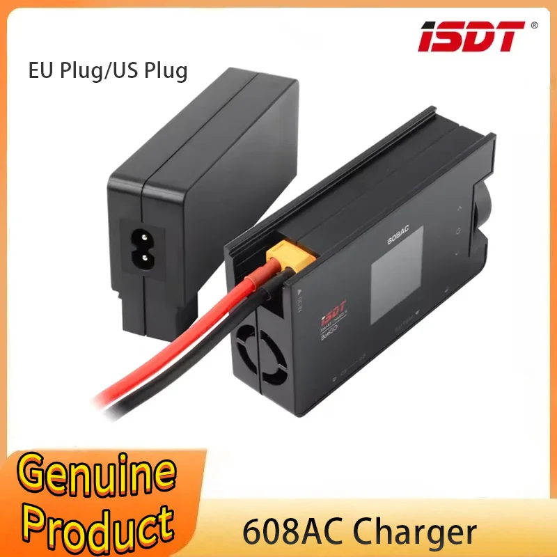 ISDT 608AC AC 50W DC 200W 8A BattGo Интеллектуальное зарядное устройство для аккумулятора Разрядное устройство со съемным источником питания