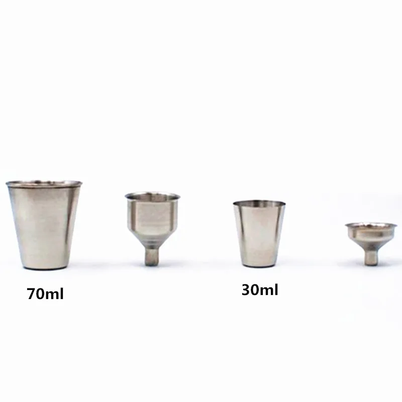 1PCMiniStainlessSteelFunnelsCupsWineBeerCoffeeCupWhiskeyMilk