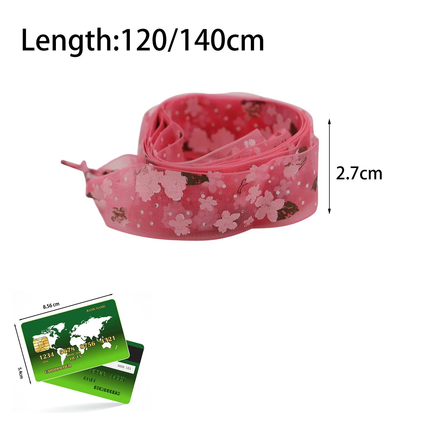 1 Pair Printing Shoelaces Snow Yarn Lace Shoe Laces 2.7CM Width Ultra-thin Transparent Sports Shoelace Women Strings