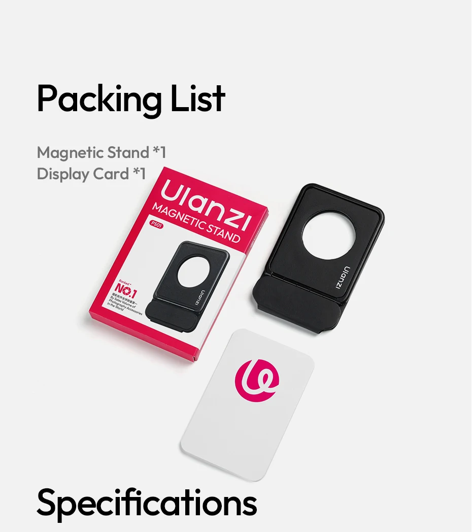 Ulanzi PS01 MagSnap Phone Stand Flexible Angle